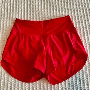 Lululemon Speed Up High-Rise Lined Short 4" Bright Pink in Size 4